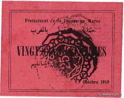25 Centimes Non émis MOROCCO  1919 P.04a XF