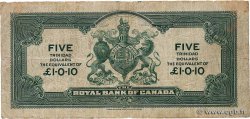 5 Dollars TRINIDAD E TOBAGO  1920 PS.151 q.MB