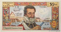 50 Nouveaux Francs HENRI IV FRANCE  1960 F.58.05