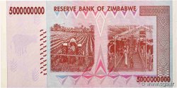 5 Billions Dollars ZIMBABWE  2008 P.84 UNC