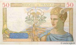 50 Francs CÉRÈS FRANKREICH  1935 F.17.17 SS