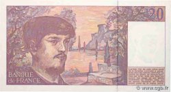 20 Francs DEBUSSY à fil de sécurité FRANCIA  1993 F.66BIS.04A38 SC+