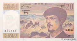 20 Francs DEBUSSY Modifié FRANCE  1997 F.66TER.02