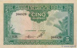 5 Piastres - 5 Dong FRENCH INDOCHINA  1953 P.106 VF