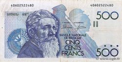 500 Francs BELGIQUE  1982 P.143