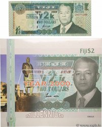 2 Dollars Commémoratif FIJI  2000 P.102a