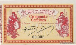 50 Centimes Petit numéro FRANCE Philippeville 1914 JP.142.01 AU