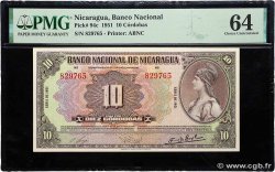 10 Cordobas NICARAGUA  1951 P.094c