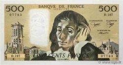 500 Francs PASCAL FRANCE  1983 F.71.29