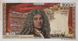 500 Nouveaux Francs MOLIÈRE FRANCE  1963 F.60.04