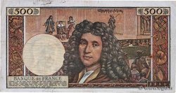 500 Nouveaux Francs MOLIÈRE FRANCE  1964 F.60.07 TB+