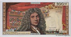 500 Nouveaux Francs MOLIÈRE FRANCE  1965 F.60.08