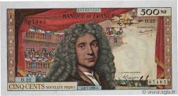 500 Nouveaux Francs MOLIÈRE FRANCE  1966 F.60.09