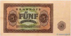 5 Deutsche Mark GERMAN DEMOCRATIC REPUBLIC  1948 P.11b VF+