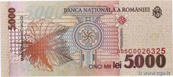 5000 Lei ROMANIA  1998 P.107a SPL