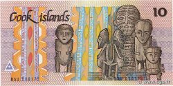 10 Dollars Petit numéro COOK INSELN  1987 P.04a fST+