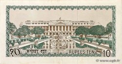10 Rupees NEPAL  1972 P.18 SS