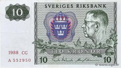 10 Kronor SUÈDE  1988 P.52e