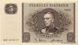 5 Kronor SUÈDE  1960 P.42e