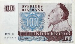 100 Kronor SUÈDE  1974 P.54b