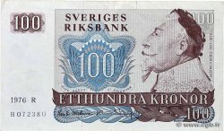100 Kronor SUÈDE  1976 P.54b