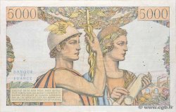 5000 Francs TERRE ET MER FRANKREICH  1957 F.48.16 fSS