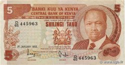 5 Shillings KENIA  1982 P.19b