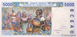 5000 Francs WEST AFRICAN STATES  1998 P.113Ah XF