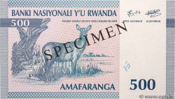 500 Francs Spécimen RWANDA  1994 P.23s NEUF