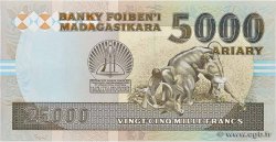 25000 Francs - 5000 Ariary MADAGASCAR  1993 P.074Aa UNC