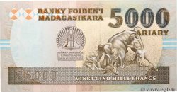 25000 Francs - 5000 Ariary MADAGASCAR  1993 P.074Aa NEUF
