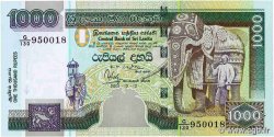 1000 Rupees SRI LANKA  2001 P.120a