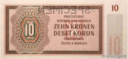 10 Korun Spécimen BöHMEN UND Mähren  1942 P.08s fST+