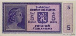 5 Korun BOEMIA E MORAVIA  1940 P.04 AU