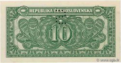 10 Korun Spécimen TCHÉCOSLOVAQUIE  1950 P.069s SPL