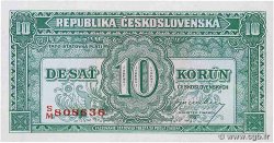 10 Korun TCHÉCOSLOVAQUIE  1945 P.060a