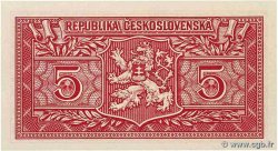 5 Korun TCHÉCOSLOVAQUIE  1949 P.068 NEUF