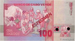 100 Escudos Spécimen CABO VERDE  1989 P.57s SC+