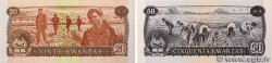 20 et 50 Kwanzas Lot ANGOLA  1976 P.109 et P.114 UNC