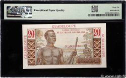 20 Francs Émile Gentil GUADELOUPE  1946 P.33 UNC