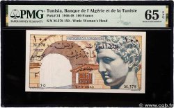 100 Francs TUNISIA  1948 P.24