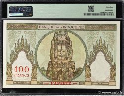 100 Francs TAHITI  1961 P.14d fST+
