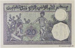 20 Francs Spécimen TUNISIA  1923 P.06s AU