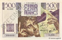 500 Francs CHATEAUBRIAND Spécimen FRANCE  1945 F.34.01Sp SUP