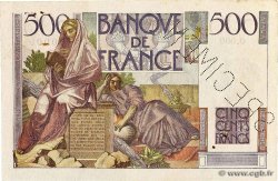 500 Francs CHATEAUBRIAND Spécimen FRANCE  1945 F.34.01Sp SUP