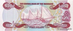3 Dollars BAHAMAS  1984 P.44a ST