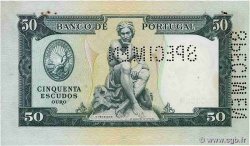 50 Escudos Spécimen PORTUGAL  1953 P.160s XF-