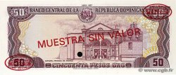 50 Pesos Oro Spécimen RÉPUBLIQUE DOMINICAINE  1987 P.121s3 FDC