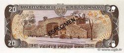 20 Pesos Oro Spécimen DOMINICAN REPUBLIC  1985 P.120s1 UNC