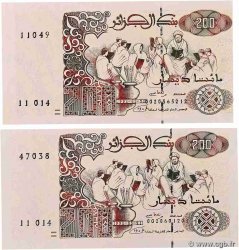 200 Dinars Fauté ALGERIA  1992 P.138var